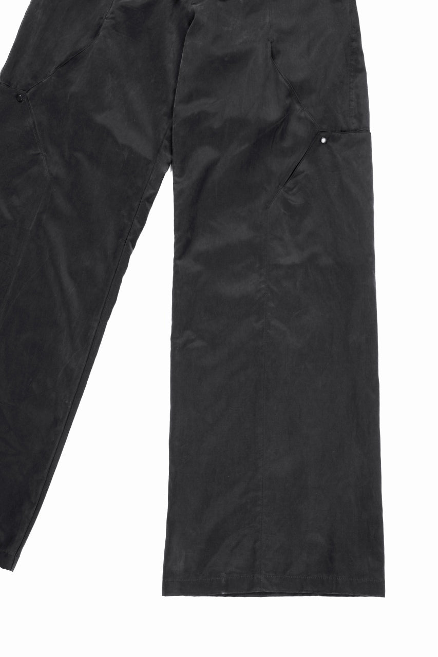 画像をギャラリービューアに読み込む, OPPOSE DUALITY 8POCKET PANEL CXC WIDE TROUSERS (BLACK)