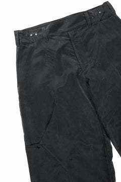 画像をギャラリービューアに読み込む, OPPOSE DUALITY 8POCKET PANEL CXC WIDE TROUSERS (BLACK)