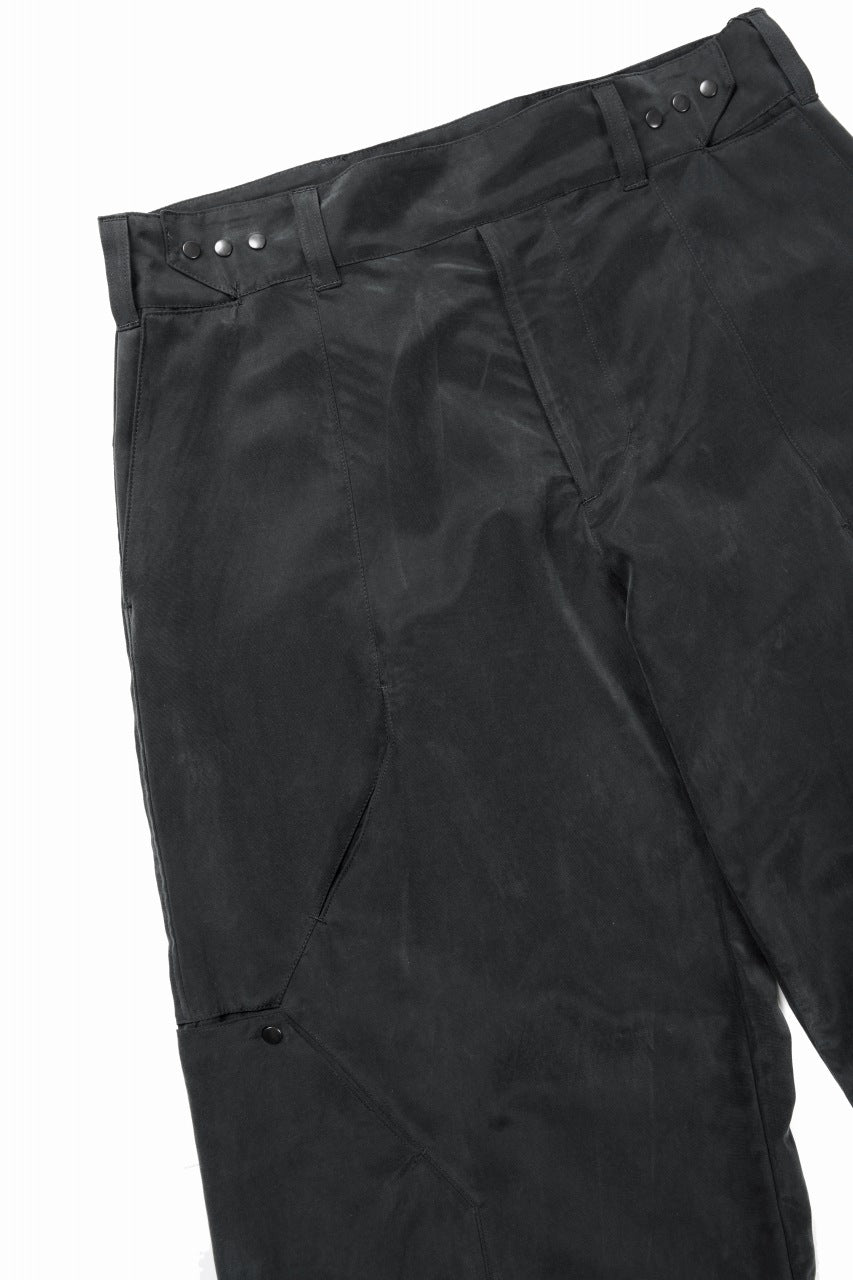 画像をギャラリービューアに読み込む, OPPOSE DUALITY 8POCKET PANEL CXC WIDE TROUSERS (BLACK)