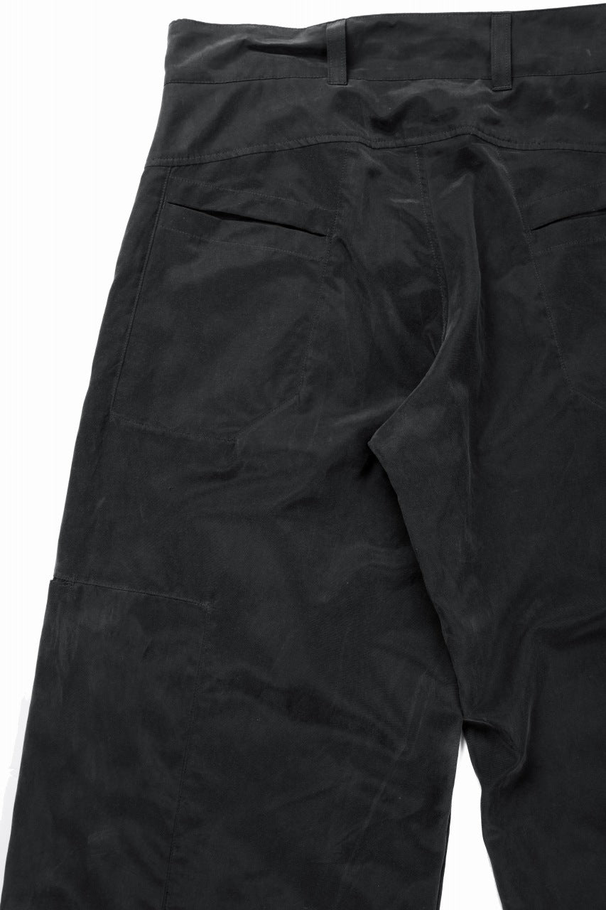 画像をギャラリービューアに読み込む, OPPOSE DUALITY 8POCKET PANEL CXC WIDE TROUSERS (BLACK)