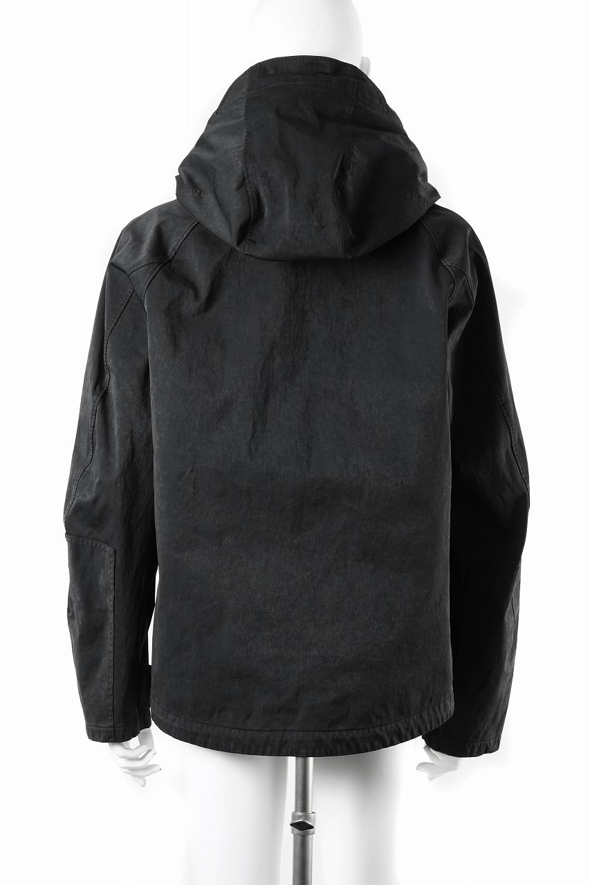 Ten c TEMPEST ANORAK JACKET / GARMENT DYED OJJ (NERO)