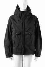 Load image into Gallery viewer, Ten c TEMPEST ANORAK JACKET / GARMENT DYED OJJ (NERO)