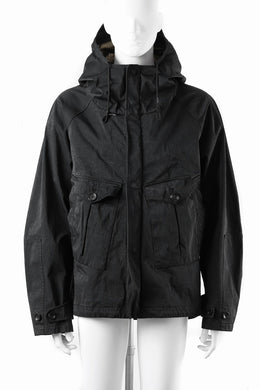 Ten c TEMPEST ANORAK JACKET / GARMENT DYED OJJ (NERO)