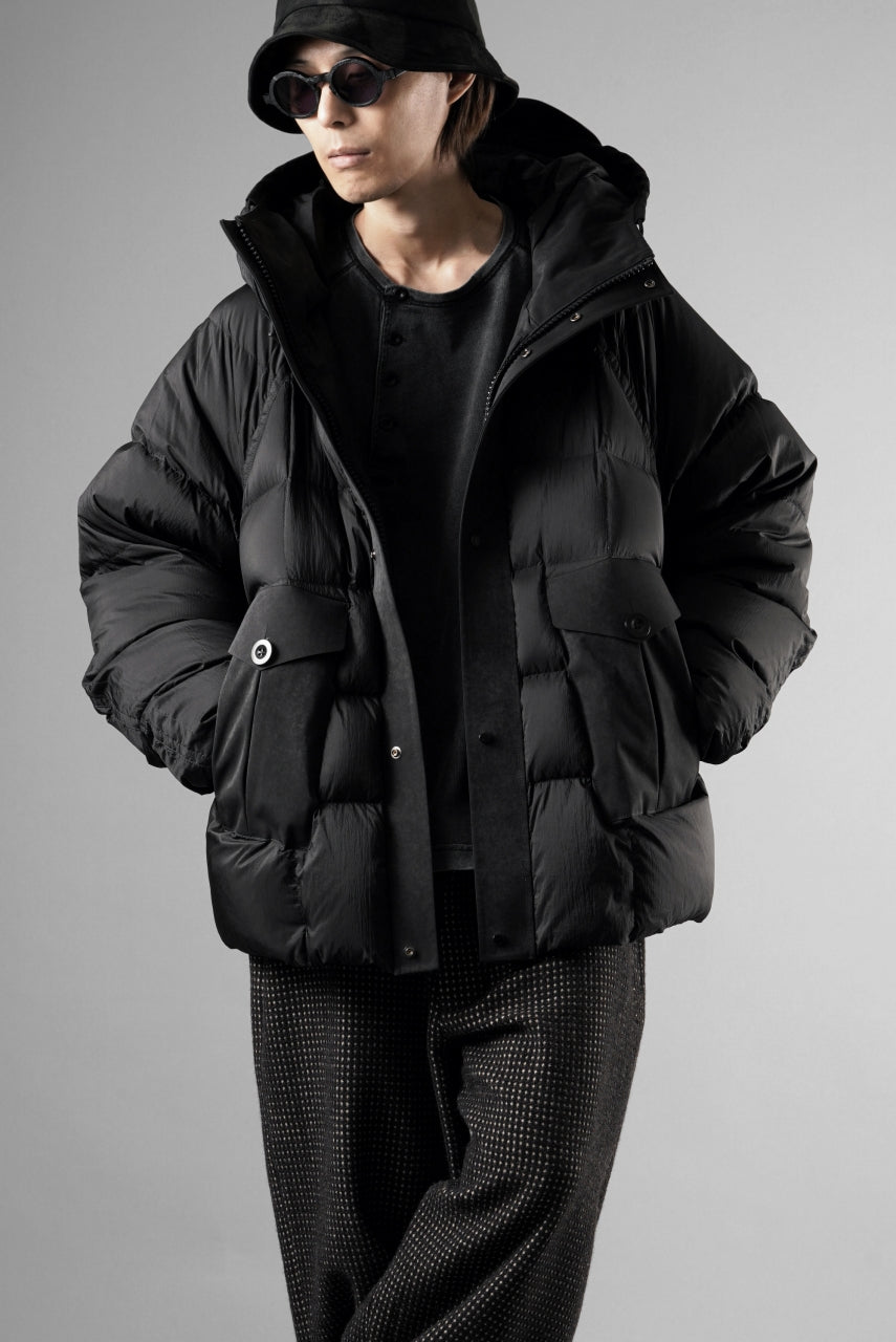 Ten c CHINOOK COMBO DOWN JACKET (NERO)