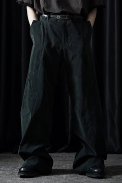 画像をギャラリービューアに読み込む, OPPOSE DUALITY 8POCKET PANEL CXC WIDE TROUSERS (BLACK)