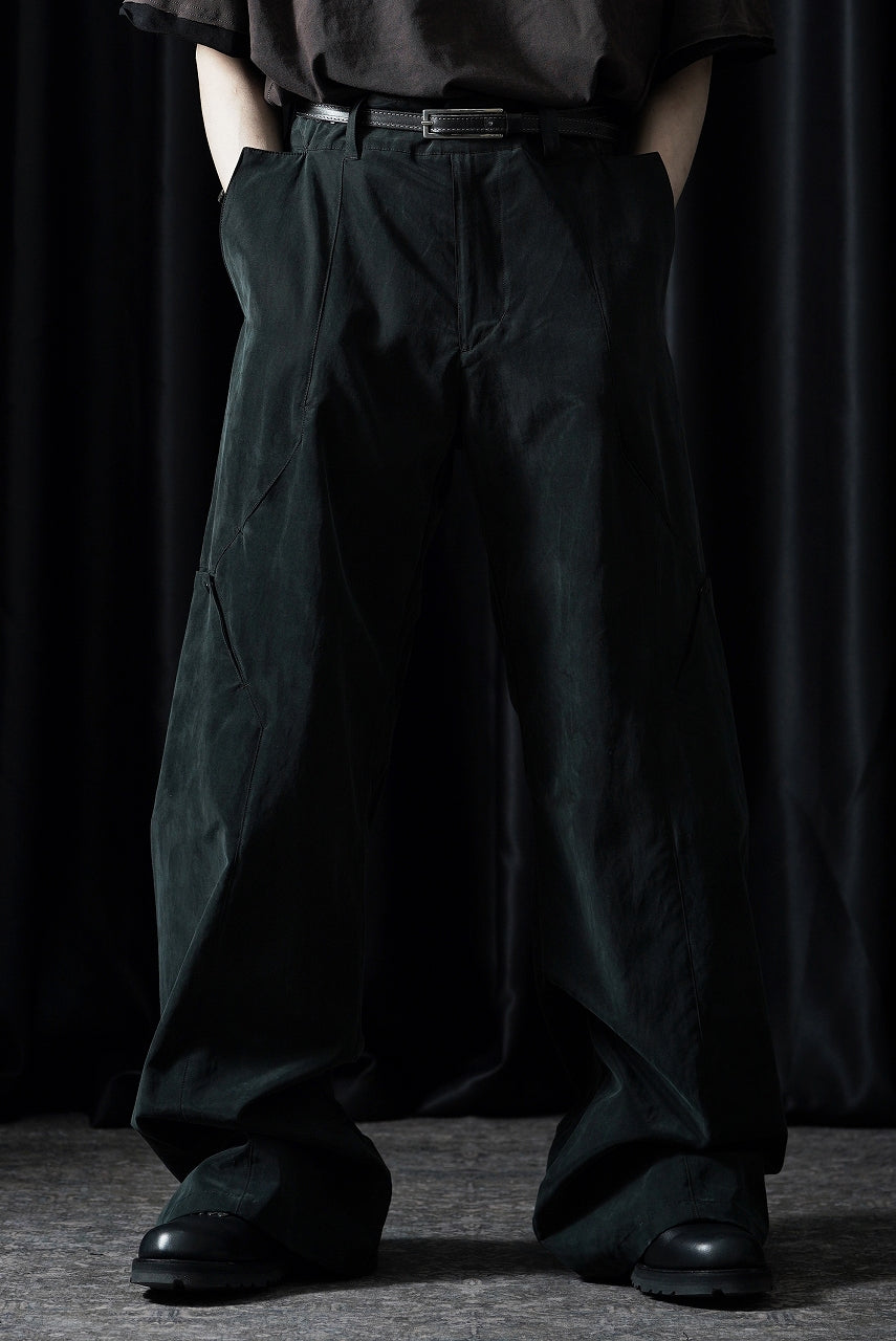 画像をギャラリービューアに読み込む, OPPOSE DUALITY 8POCKET PANEL CXC WIDE TROUSERS (BLACK)