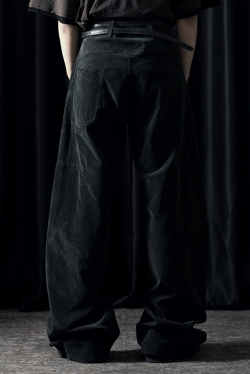 画像をギャラリービューアに読み込む, OPPOSE DUALITY 8POCKET PANEL CXC WIDE TROUSERS (BLACK)