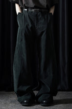 画像をギャラリービューアに読み込む, OPPOSE DUALITY 8POCKET PANEL CXC WIDE TROUSERS (BLACK)