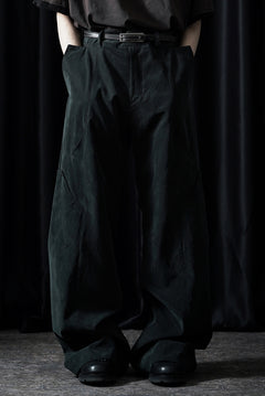 画像をギャラリービューアに読み込む, OPPOSE DUALITY 8POCKET PANEL CXC WIDE TROUSERS (BLACK)