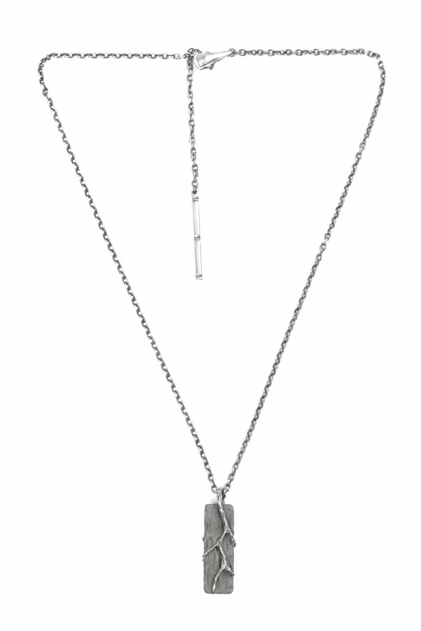 Load image into Gallery viewer, Node by KUDO SHUJI P-68 EIKO - STERLING SILVER NECKLACE WITH ORIGINAL CLASP (60cm)