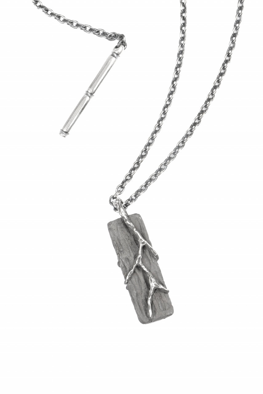 Load image into Gallery viewer, Node by KUDO SHUJI P-68 EIKO - STERLING SILVER NECKLACE WITH ORIGINAL CLASP (60cm)