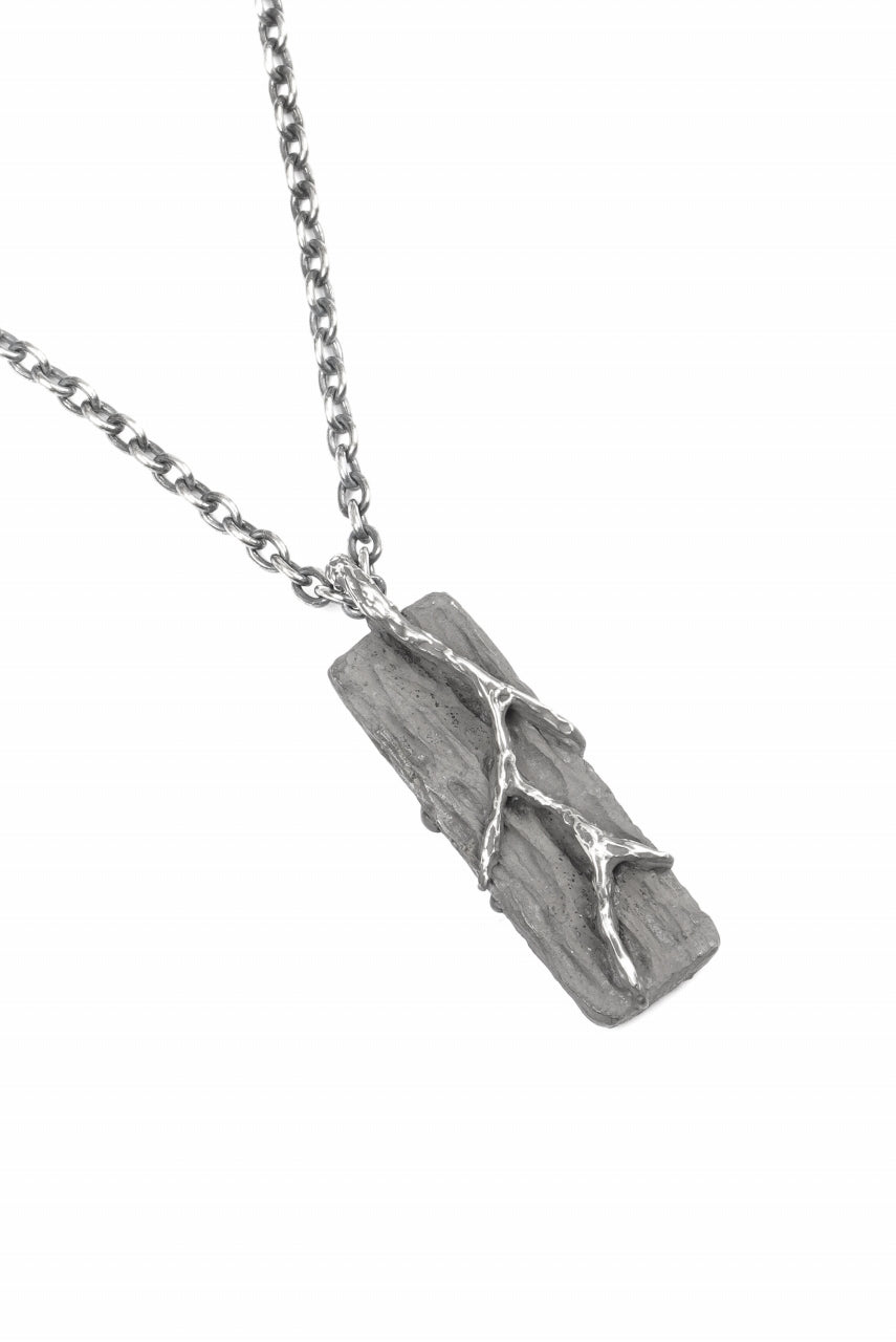 Load image into Gallery viewer, Node by KUDO SHUJI P-68 EIKO - STERLING SILVER NECKLACE WITH ORIGINAL CLASP (60cm)