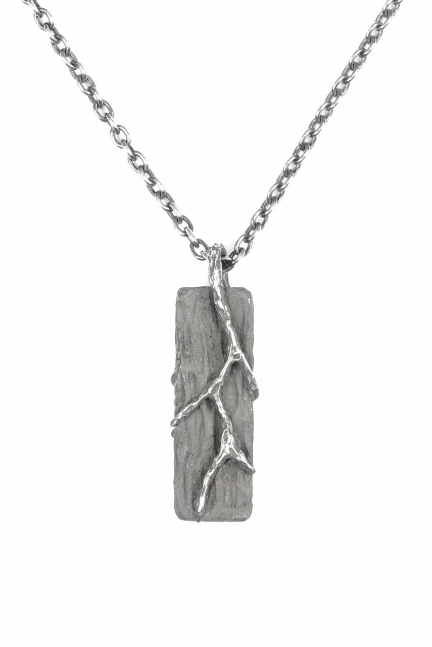 Node by KUDO SHUJI P-68 EIKO - STERLING SILVER NECKLACE WITH ORIGINAL CLASP (60cm)