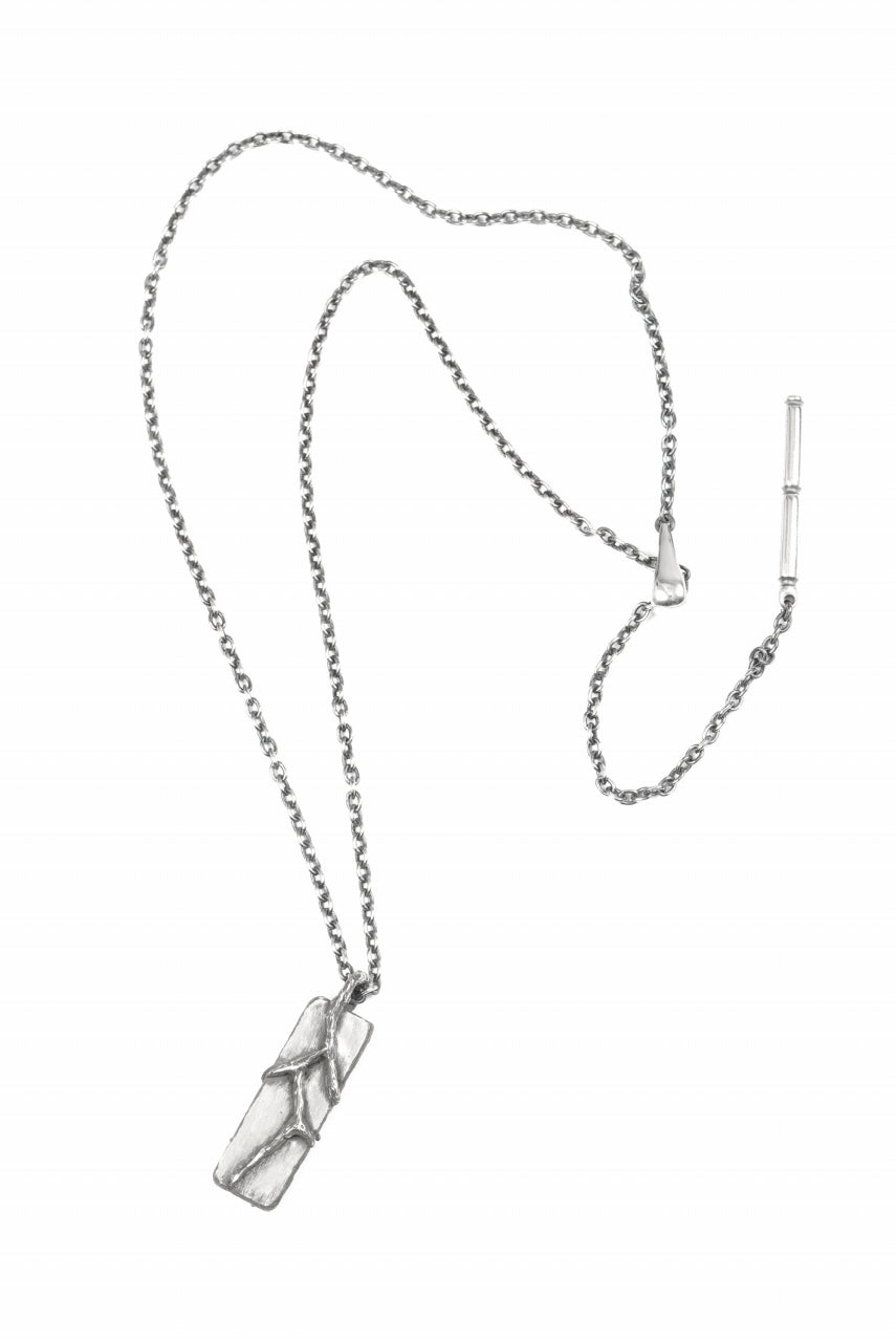 Load image into Gallery viewer, Node by KUDO SHUJI P-68 EIKO - STERLING SILVER NECKLACE WITH ORIGINAL CLASP (60cm)