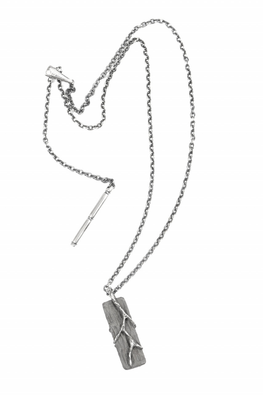 Node by KUDO SHUJI P-68 EIKO - STERLING SILVER NECKLACE WITH ORIGINAL CLASP (60cm)