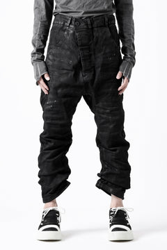 画像をギャラリービューアに読み込む, BORIS BIDJAN SABERI CROPPED TROUSER / VINYL COATED &amp; NICKEL PRESSED &amp; BODY MOLDED &quot;P15.1BF-F1603K&quot; (BLACK)