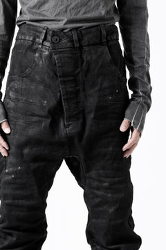 画像をギャラリービューアに読み込む, BORIS BIDJAN SABERI CROPPED TROUSER / VINYL COATED &amp; NICKEL PRESSED &amp; BODY MOLDED &quot;P15.1BF-F1603K&quot; (BLACK)