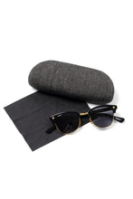 Load image into Gallery viewer, PORTER CLASSIC × 金子眼鏡 SUNGLASSES SMITH RIVET K18 (BLACK)