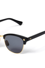 Load image into Gallery viewer, PORTER CLASSIC × 金子眼鏡 SUNGLASSES SMITH RIVET K18 (BLACK)