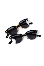 Load image into Gallery viewer, PORTER CLASSIC × 金子眼鏡 SUNGLASSES SMITH RIVET SV925 (BLACK)