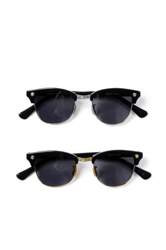 Load image into Gallery viewer, PORTER CLASSIC × 金子眼鏡 SUNGLASSES SMITH RIVET SV925 (BLACK)