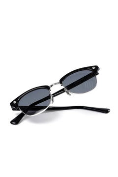 Load image into Gallery viewer, PORTER CLASSIC × 金子眼鏡 SUNGLASSES SMITH RIVET SV925 (BLACK)