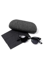 Load image into Gallery viewer, PORTER CLASSIC × 金子眼鏡 SUNGLASSES SMITH RIVET SV925 (BLACK)