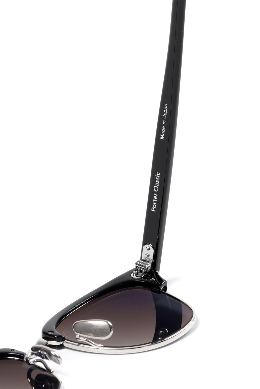 Load image into Gallery viewer, PORTER CLASSIC × 金子眼鏡 SUNGLASSES SMITH RIVET SV925 (BLACK)