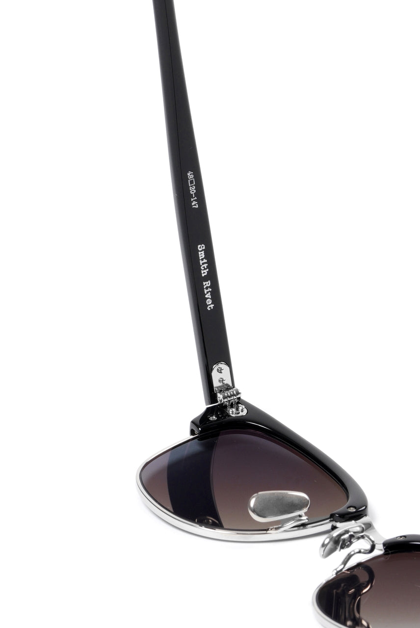 Load image into Gallery viewer, PORTER CLASSIC × 金子眼鏡 SUNGLASSES SMITH RIVET SV925 (BLACK)
