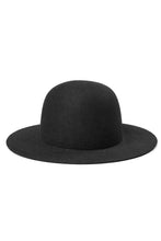 Load image into Gallery viewer, PORTER CLASSIC CLASSIC FELT HAT (WIDE BRIM) / (BLACK)