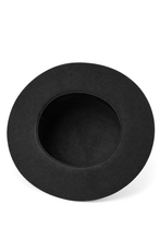 Load image into Gallery viewer, PORTER CLASSIC CLASSIC FELT HAT (WIDE BRIM) / (BLACK)