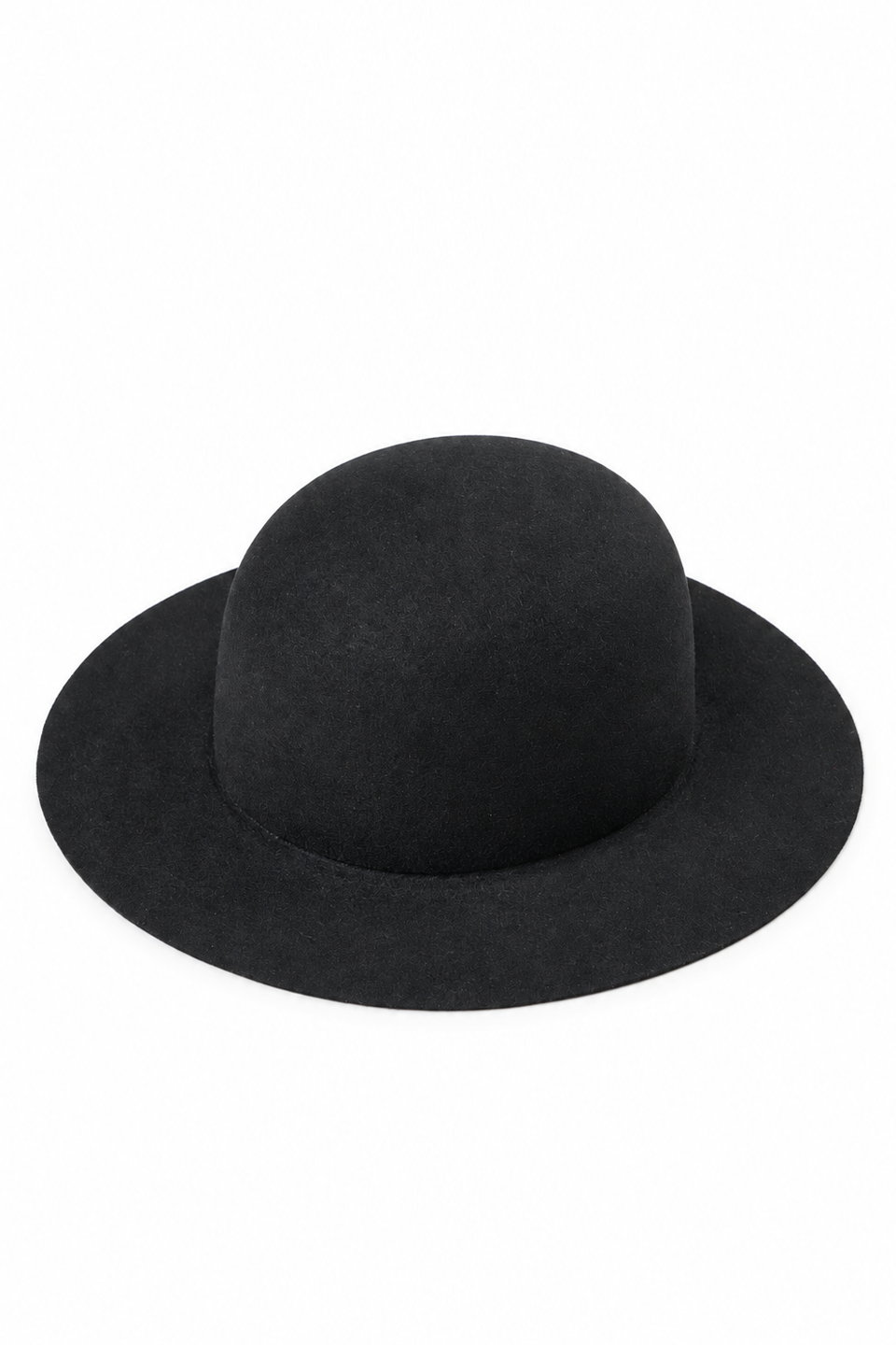 Load image into Gallery viewer, PORTER CLASSIC CLASSIC FELT HAT (WIDE BRIM) / (BLACK)