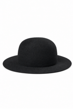 Load image into Gallery viewer, PORTER CLASSIC CLASSIC FELT HAT (WIDE BRIM) / (BLACK)