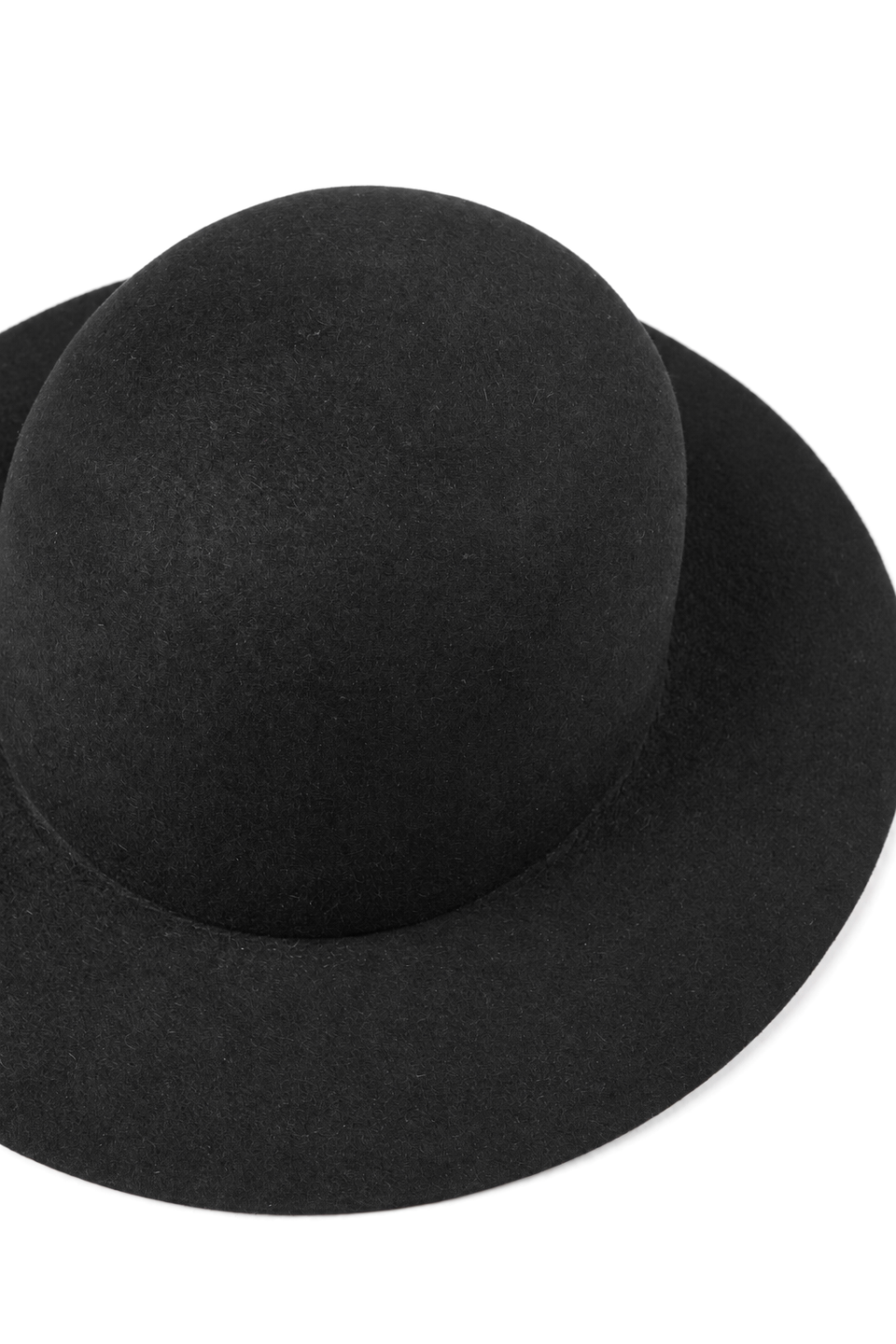 Load image into Gallery viewer, PORTER CLASSIC CLASSIC FELT HAT (WIDE BRIM) / (BLACK)