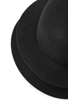 Load image into Gallery viewer, PORTER CLASSIC CLASSIC FELT HAT (WIDE BRIM) / (BLACK)