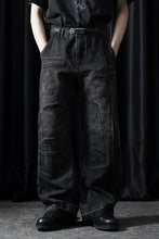 画像をギャラリービューアに読み込む, Professor.E AGED DENIM PANTS (WASHED BLACK)