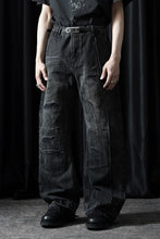 画像をギャラリービューアに読み込む, Professor.E AGED DENIM PANTS (WASHED BLACK)