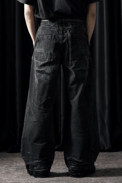 画像をギャラリービューアに読み込む, Professor.E AGED DENIM PANTS (WASHED BLACK)