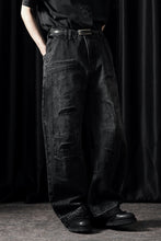 画像をギャラリービューアに読み込む, Professor.E AGED DENIM PANTS (WASHED BLACK)