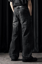 画像をギャラリービューアに読み込む, Professor.E AGED DENIM PANTS (WASHED BLACK)
