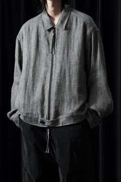 画像をギャラリービューアに読み込む, Professor.E MESH BOMBER JACKET (GREY)