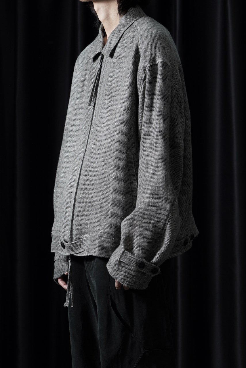 画像をギャラリービューアに読み込む, Professor.E MESH BOMBER JACKET (GREY)