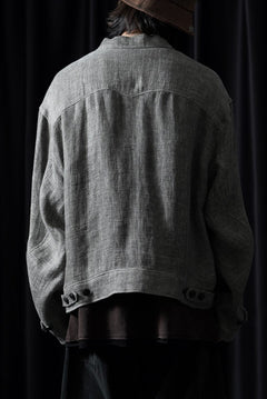 画像をギャラリービューアに読み込む, Professor.E MESH BOMBER JACKET (GREY)