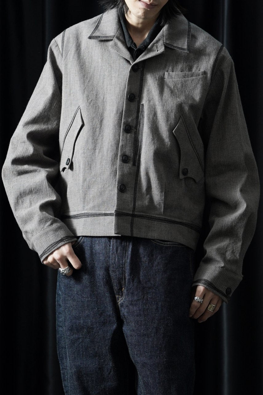 画像をギャラリービューアに読み込む, Professor.E "WIP" JACKET (GREY)