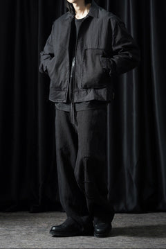 画像をギャラリービューアに読み込む, Professor.E REPAIRED CHINO TROUSERS (BLACK)