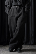 画像をギャラリービューアに読み込む, Professor.E REPAIRED CHINO TROUSERS (BLACK)