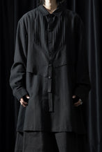 画像をギャラリービューアに読み込む, Professor.E OVERSIZED LAYERED SHIRT (BLACK)
