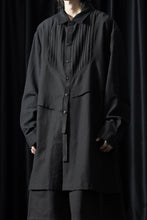 画像をギャラリービューアに読み込む, Professor.E OVERSIZED LAYERED SHIRT (BLACK)