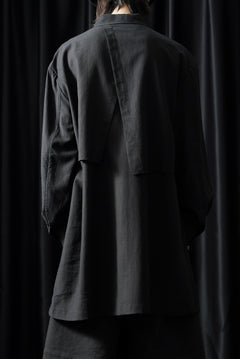画像をギャラリービューアに読み込む, Professor.E OVERSIZED LAYERED SHIRT (BLACK)