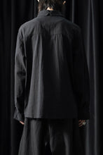 画像をギャラリービューアに読み込む, Professor.E EMBROIDERED SHIRT (BLACK)